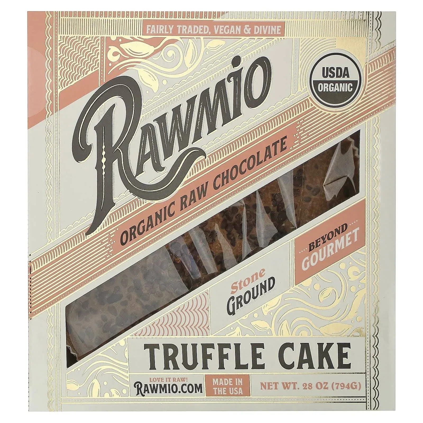 Rawmio Organic Raw Chocolate Truffle Cake 28 oz