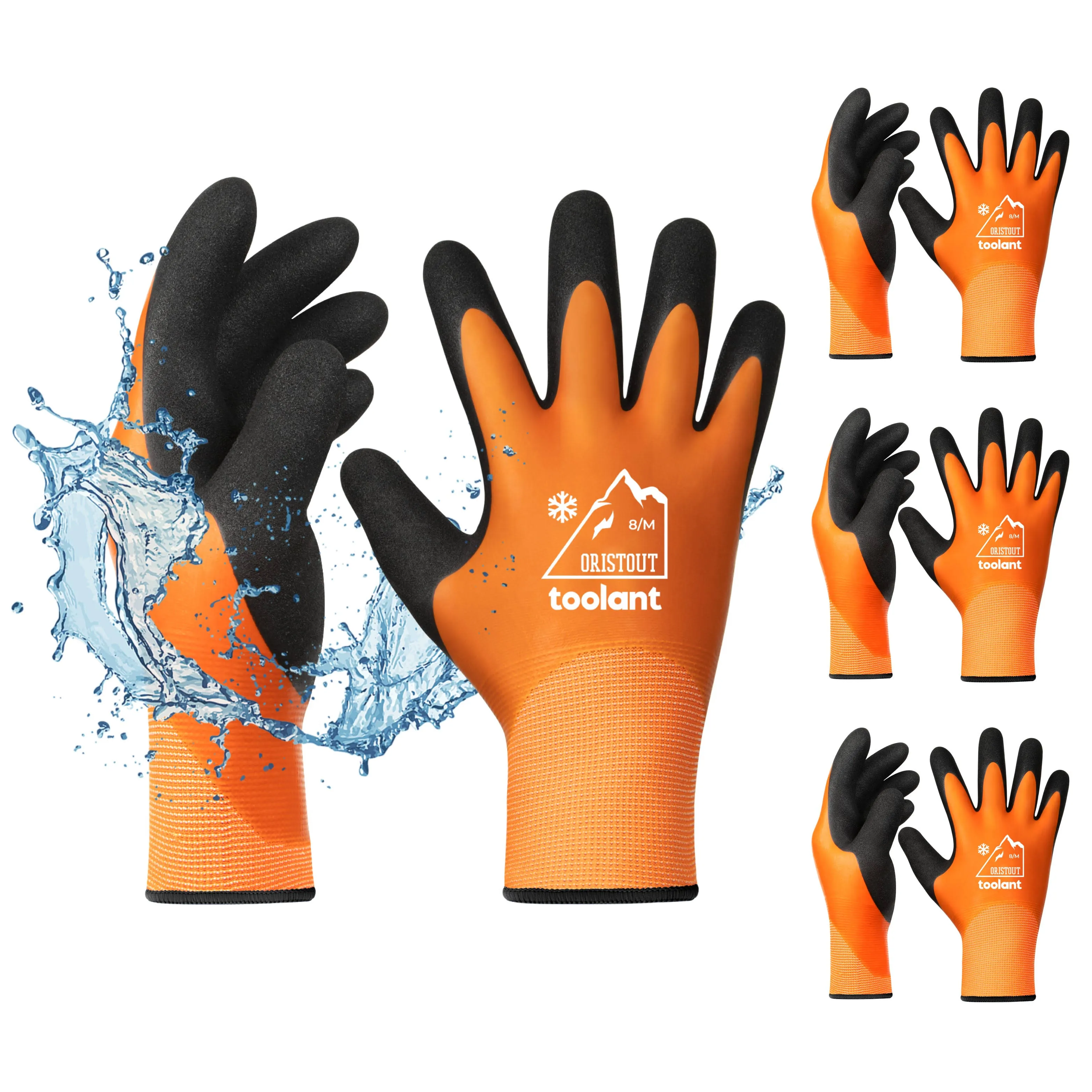 toolant Winter Gloves, 100% Waterproof, Gloves for Outdoor in Cold Weather