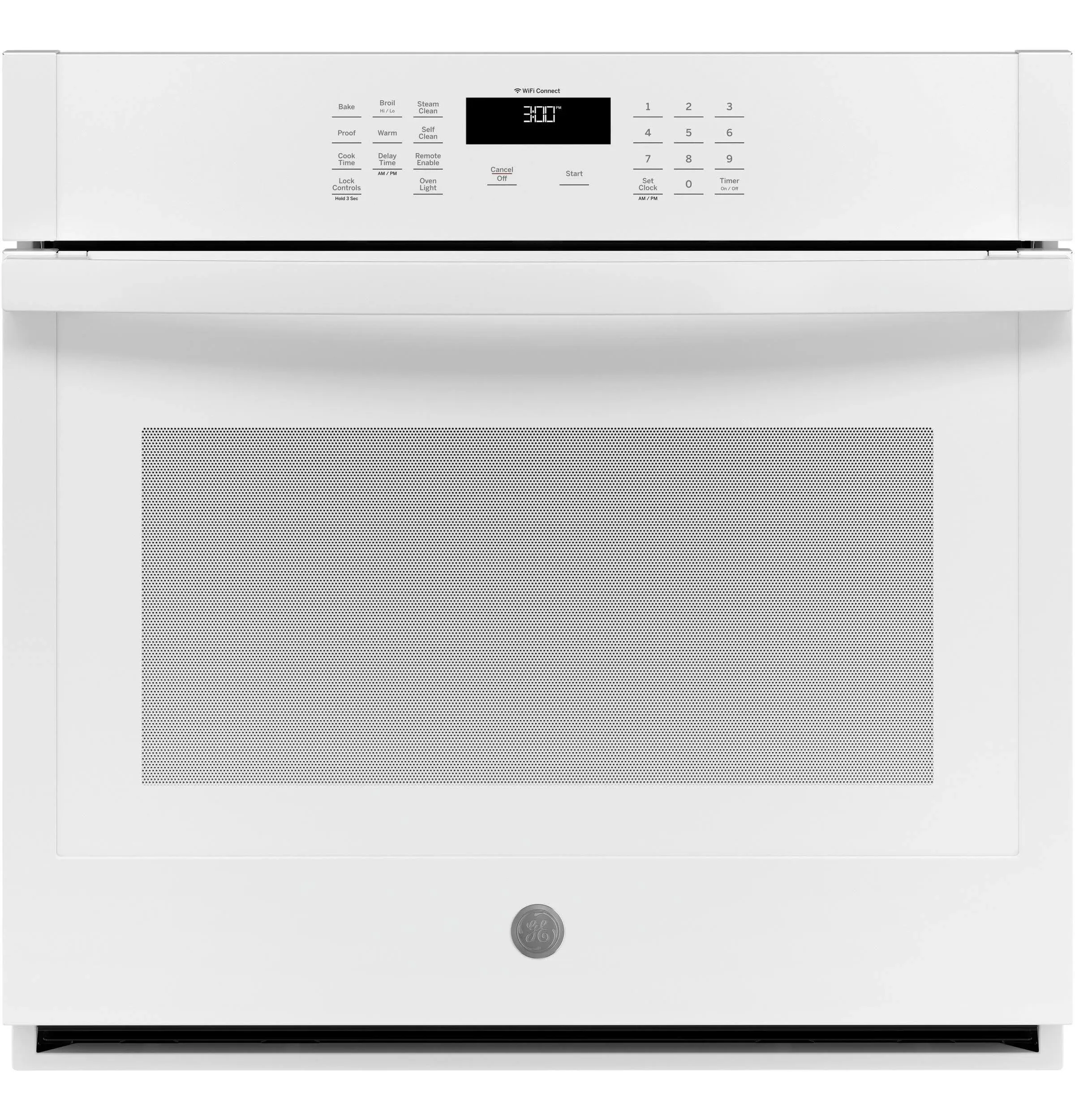 "JTS3000SNSS 30"" Single Wall Oven with 5 cu. ft. Capacity Scan-to-Cook Technology Self Clean and Wi-Fi Connectivity in Stainless Steel"