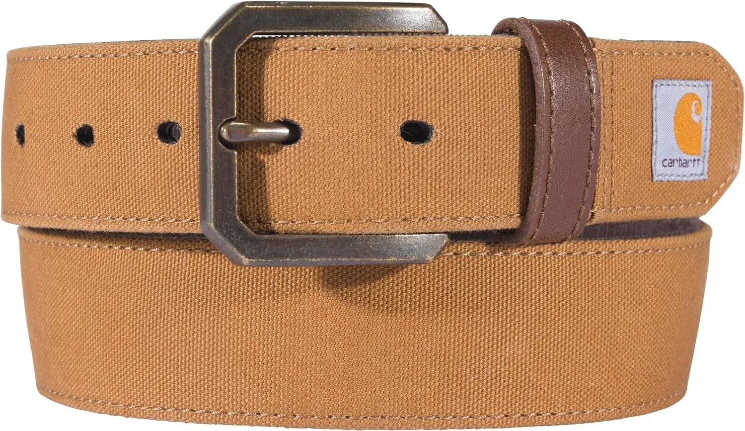 Men's Carhartt Canvas Duck Belt, 40, Brown