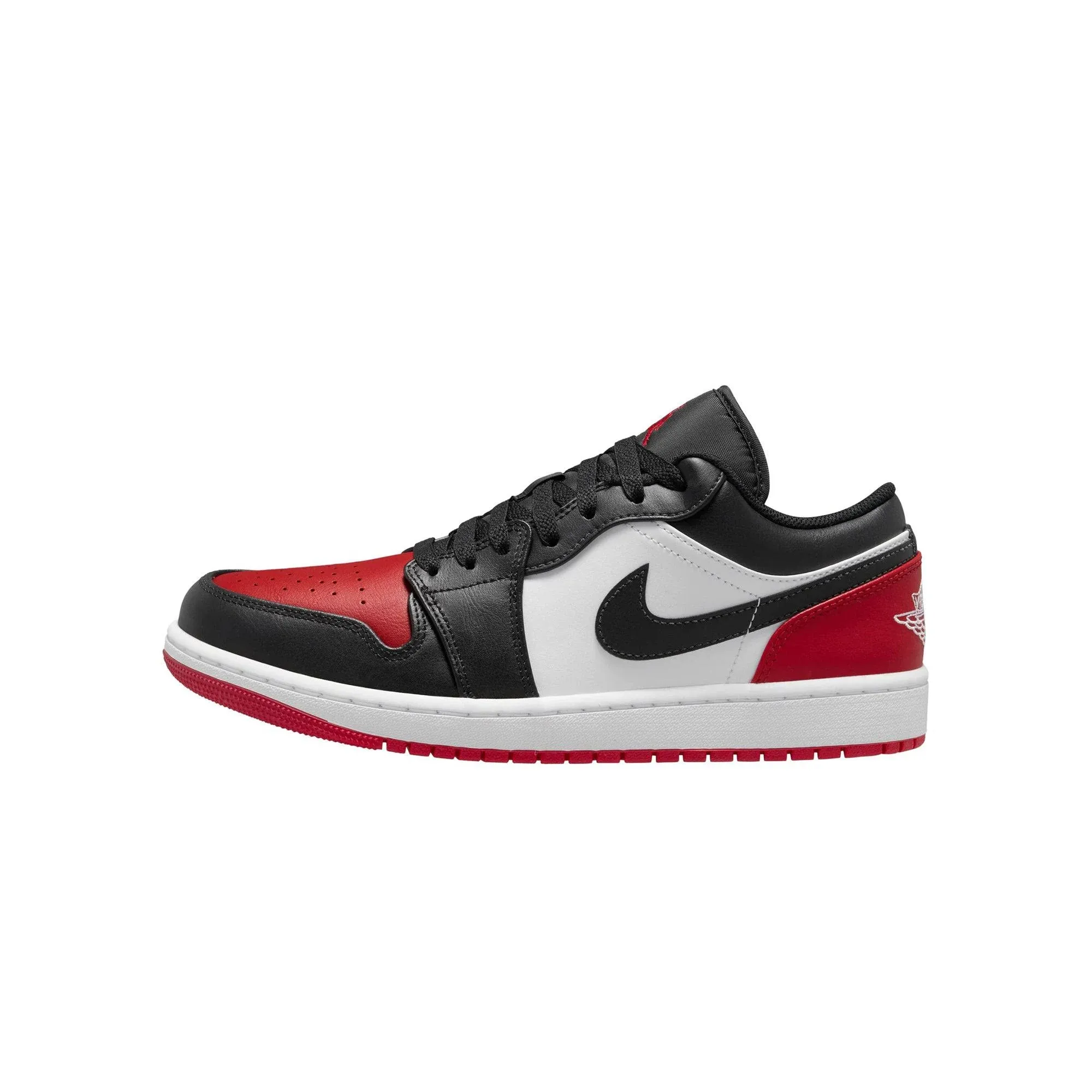 Nike Air Jordan 1 Low Bred Toe 2.0 Men&#039;s Size 10 Sneakers 553558-161