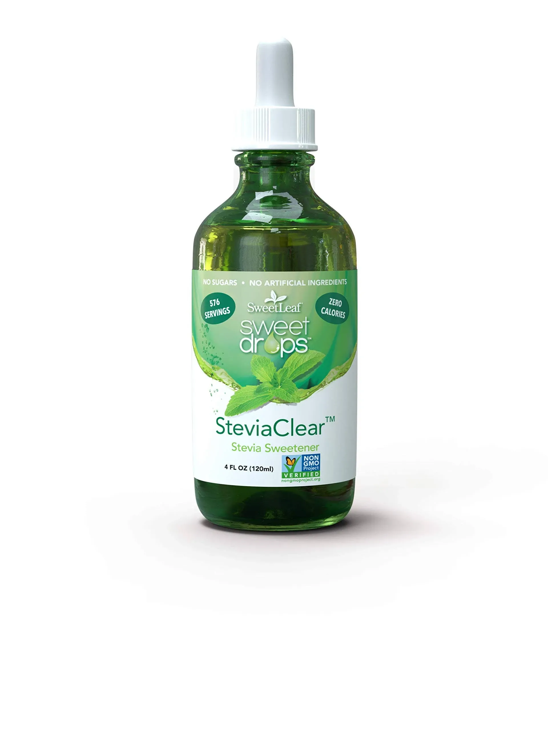 Sweet Leaf Sweet Drops Sweetener, SteviaClear - 4 fl oz bottle