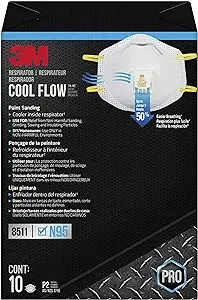 3M Paint Sanding Valved Respirator