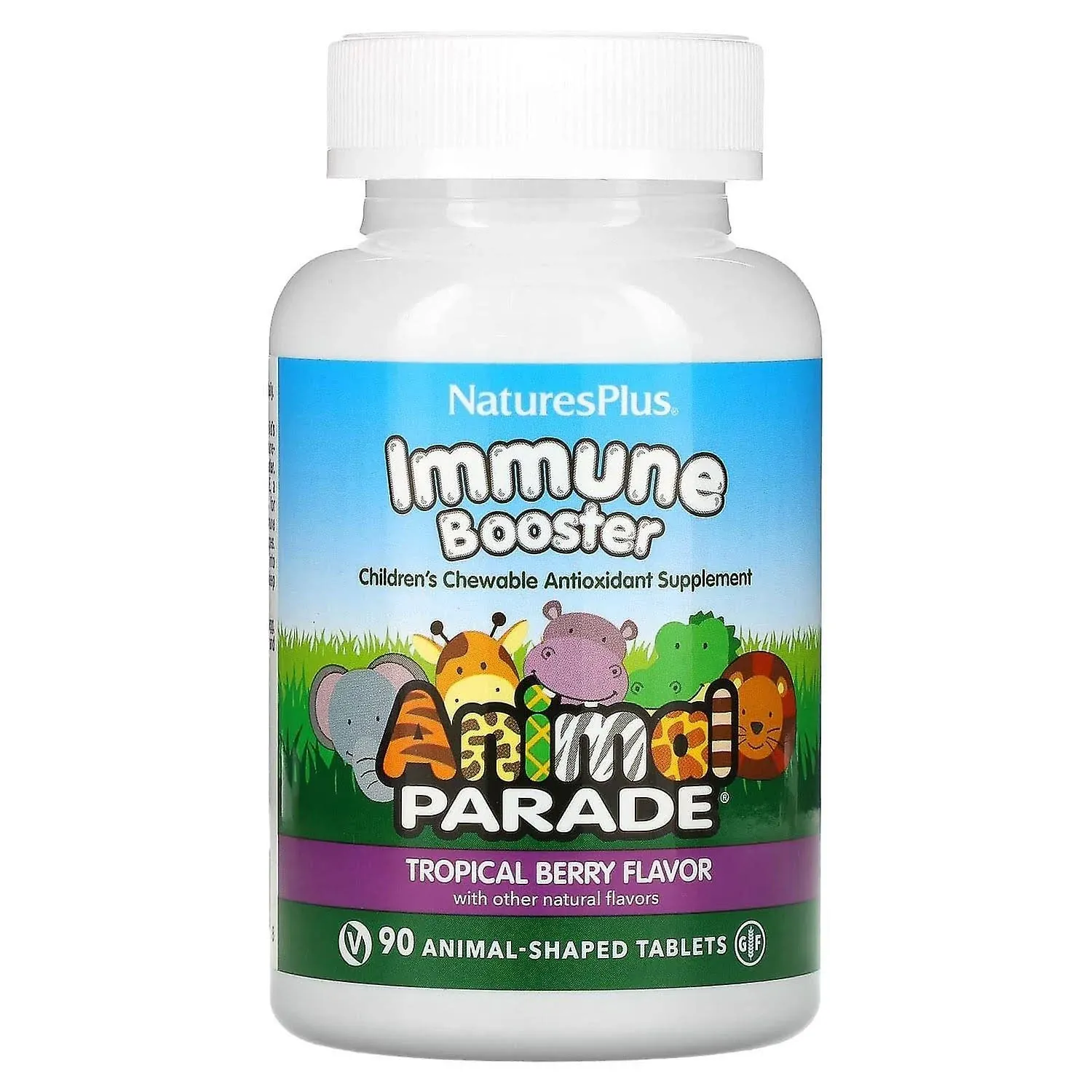 Nature's Plus Animal Parade Kids Immune Booster 90 Com.