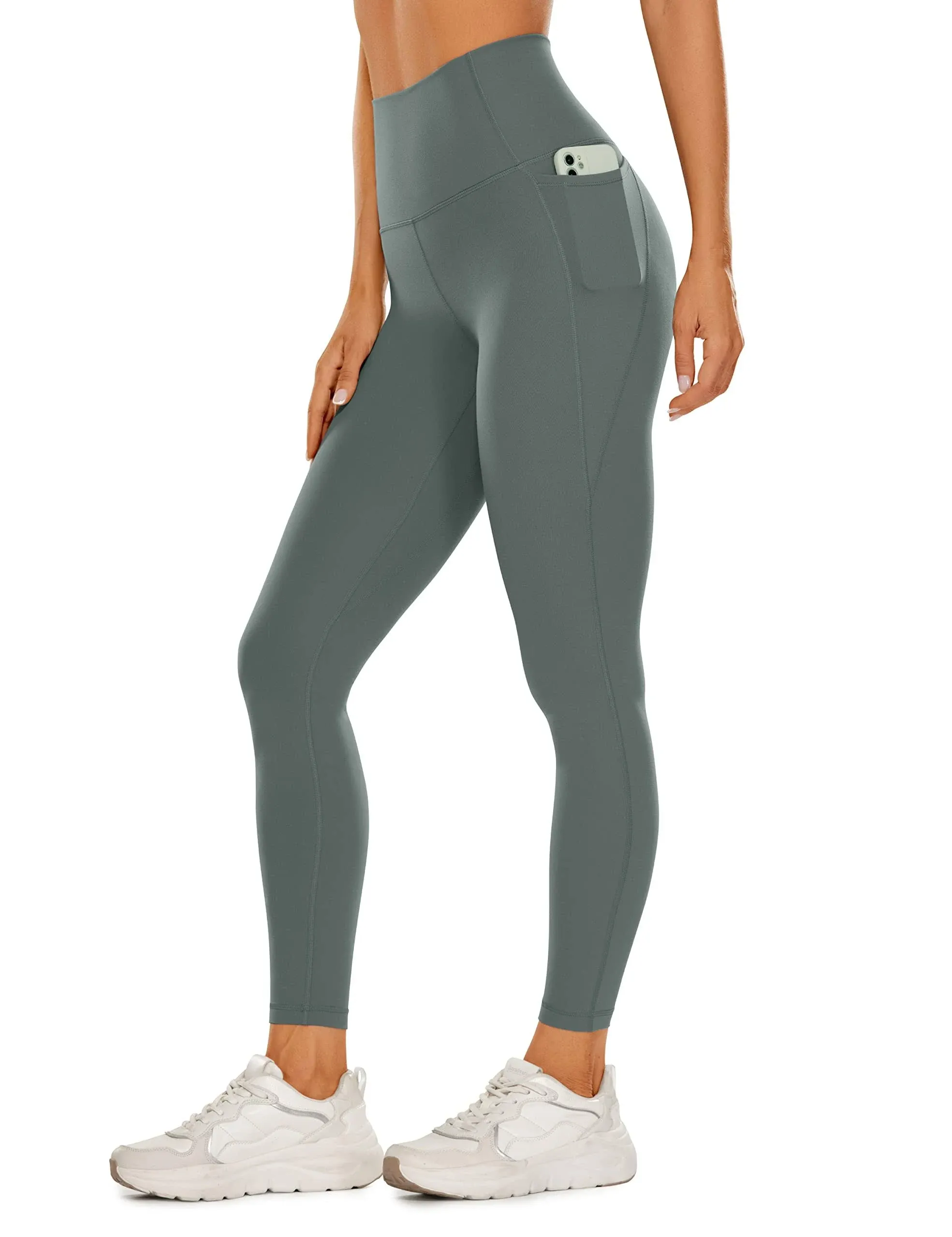 CRZ YOGA Womens Yoga Leggings 25" with Pockets