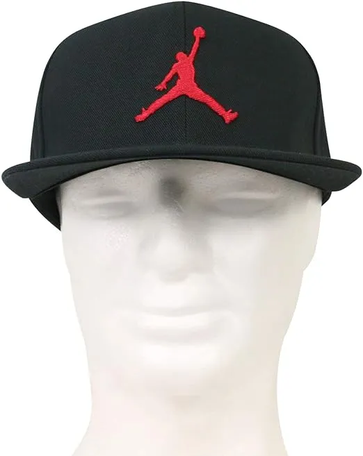 Jordan, Nike Pro, Snapback Hat, Black &amp; Red