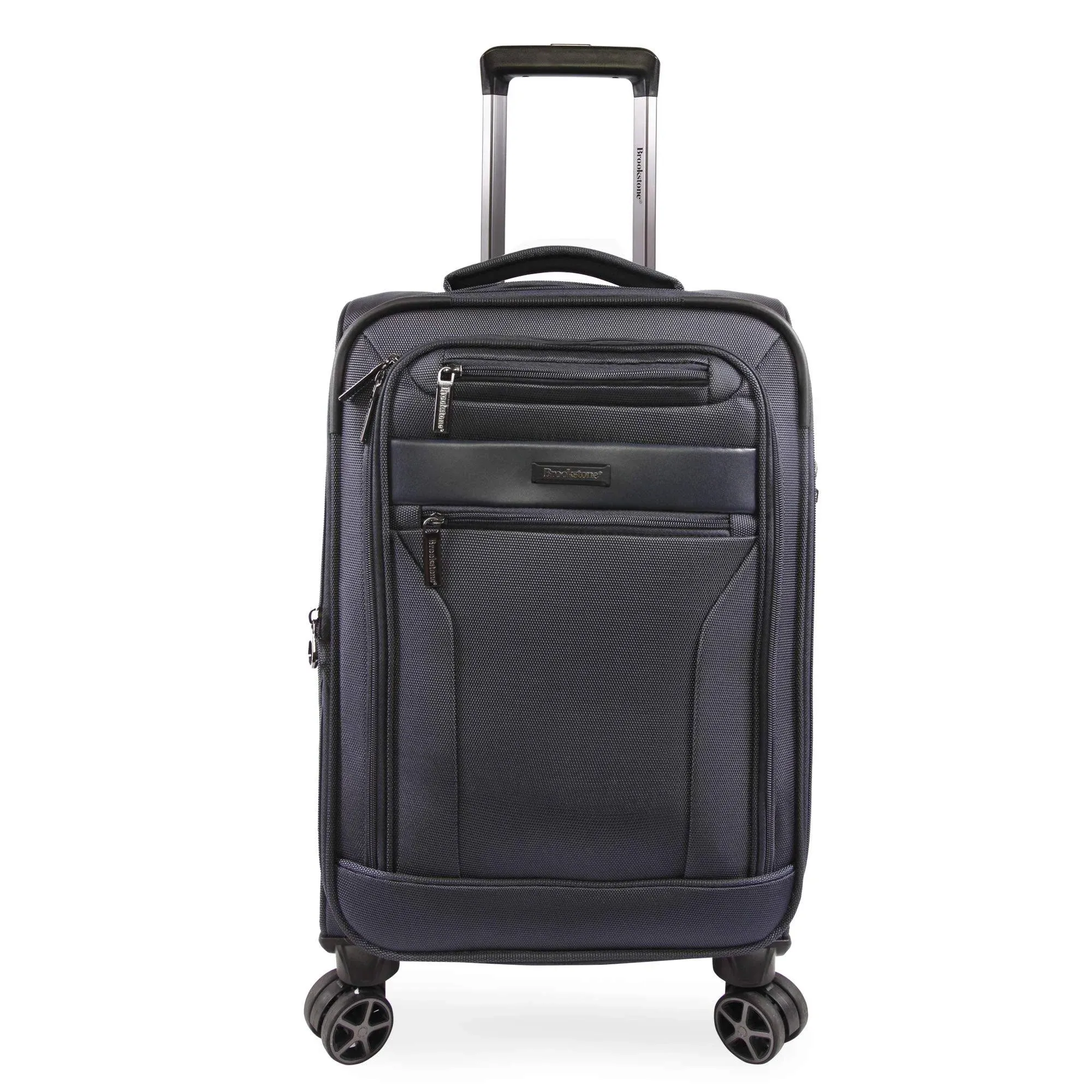 Brookstone Harbor 21' Carry On Softside Spinner Luggage - Navy