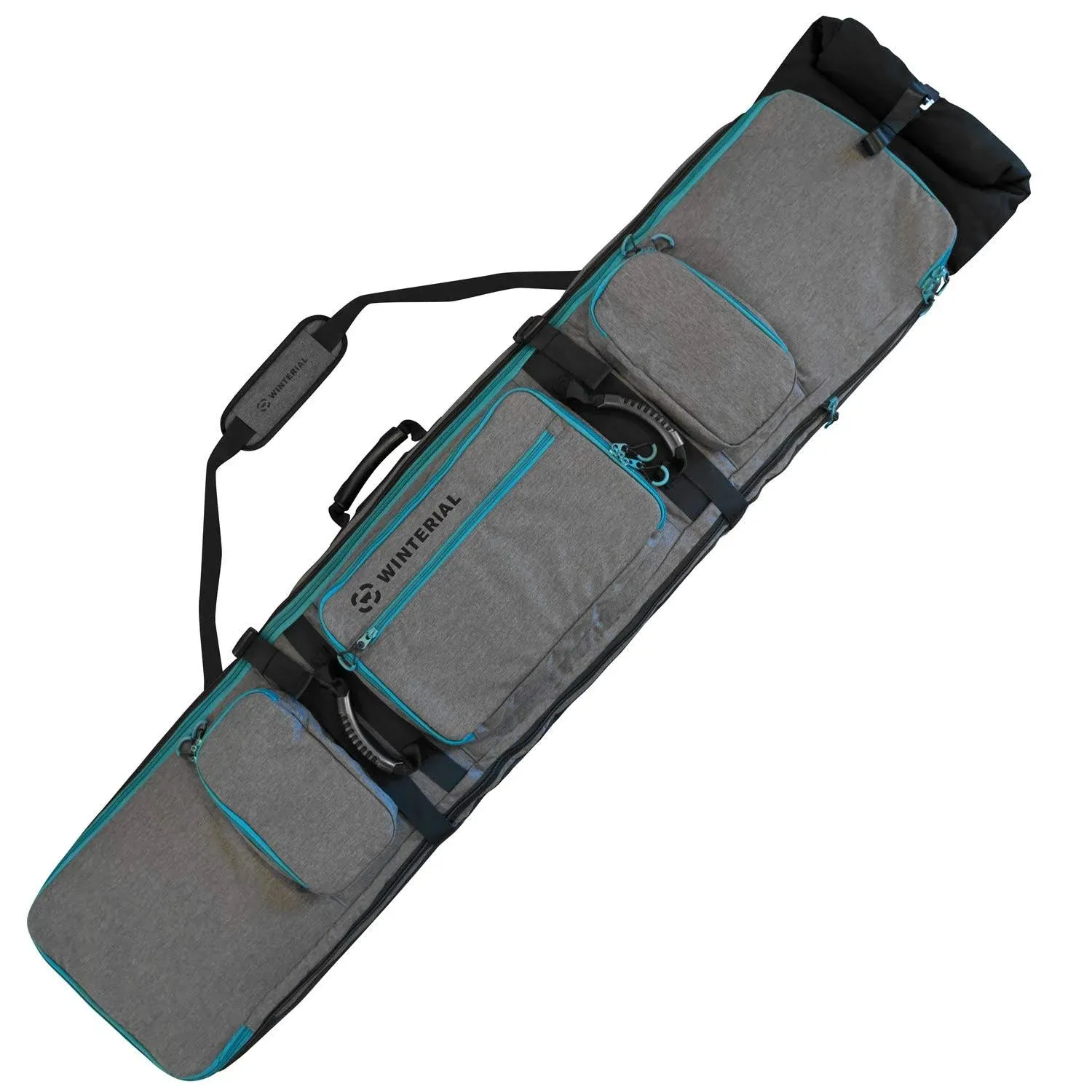 Winterial Rolling Expandable Snowboard and Ski Bag - Ski and Snowboard Bag with 