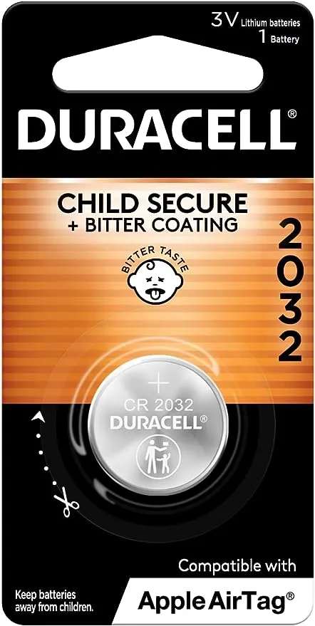 Duracell 2032 Lithium Coin Battery