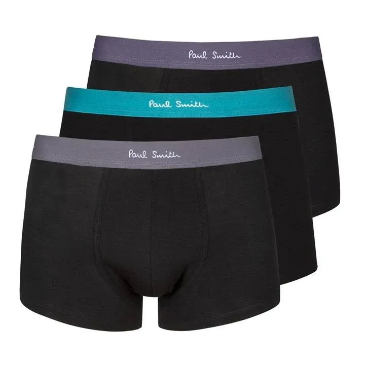 Paul Smith Men's Trunk 3 Pack Black