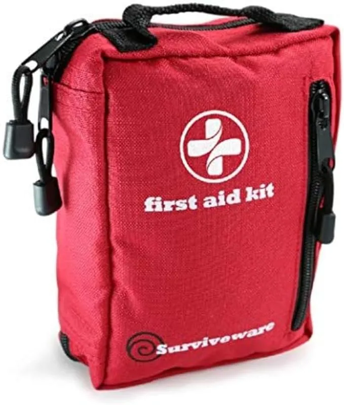 Small First Aid Kit for Hiking, Backpacking, Camping, Travel, Car and Cycling