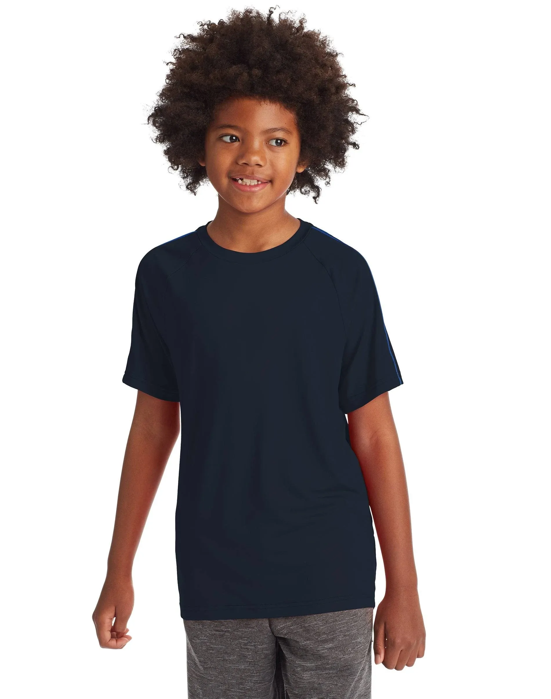 Champion C9 Boys' Fashion Tech Short Sleeve Tee Xavier Navy S