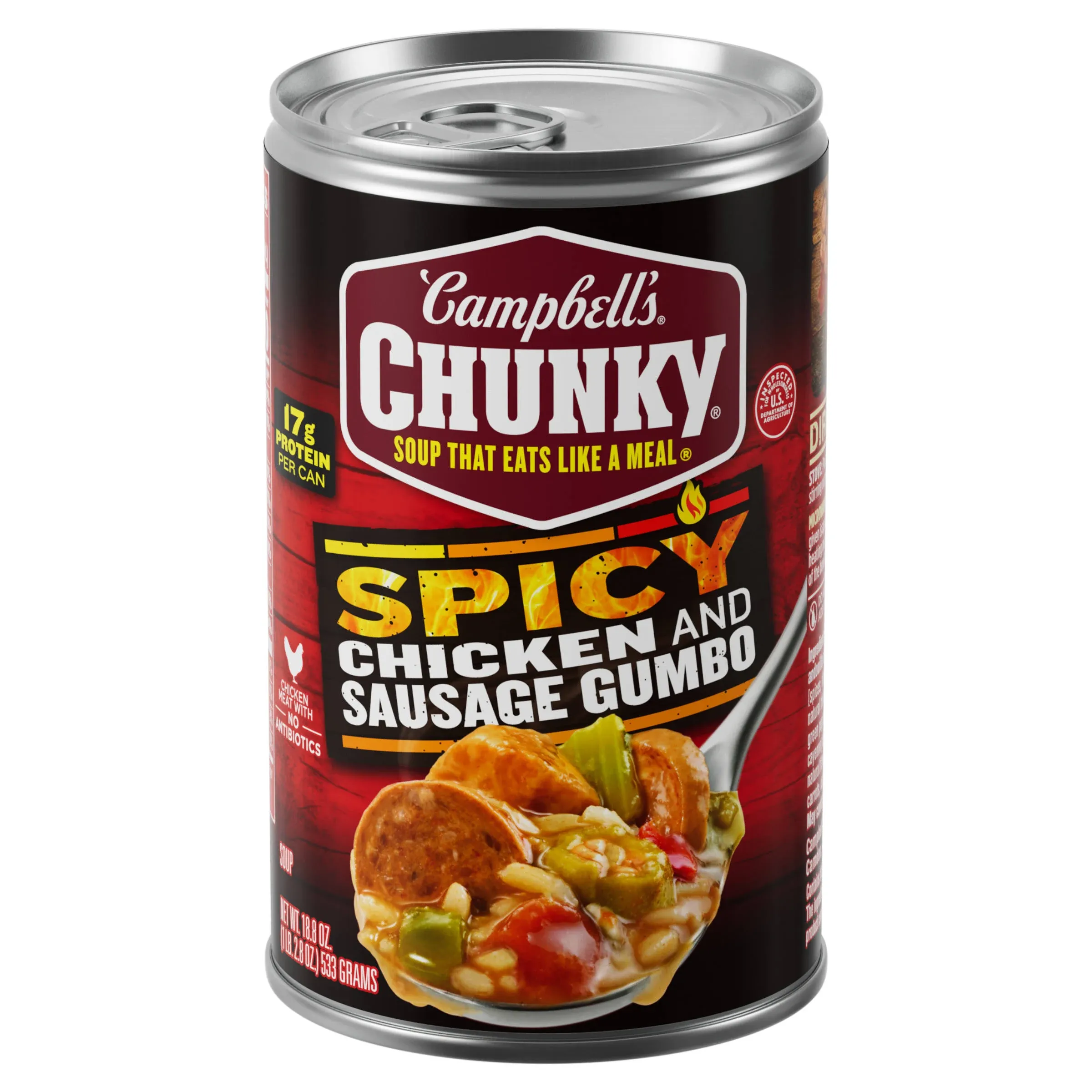 Campbell's Spicy Chicken and Sausage Gumbo - 18.8 oz