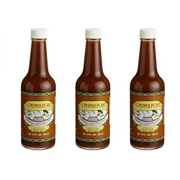 Pepper Plant Original Hot Pepper Sauce, 10 oz (Pack of 3)