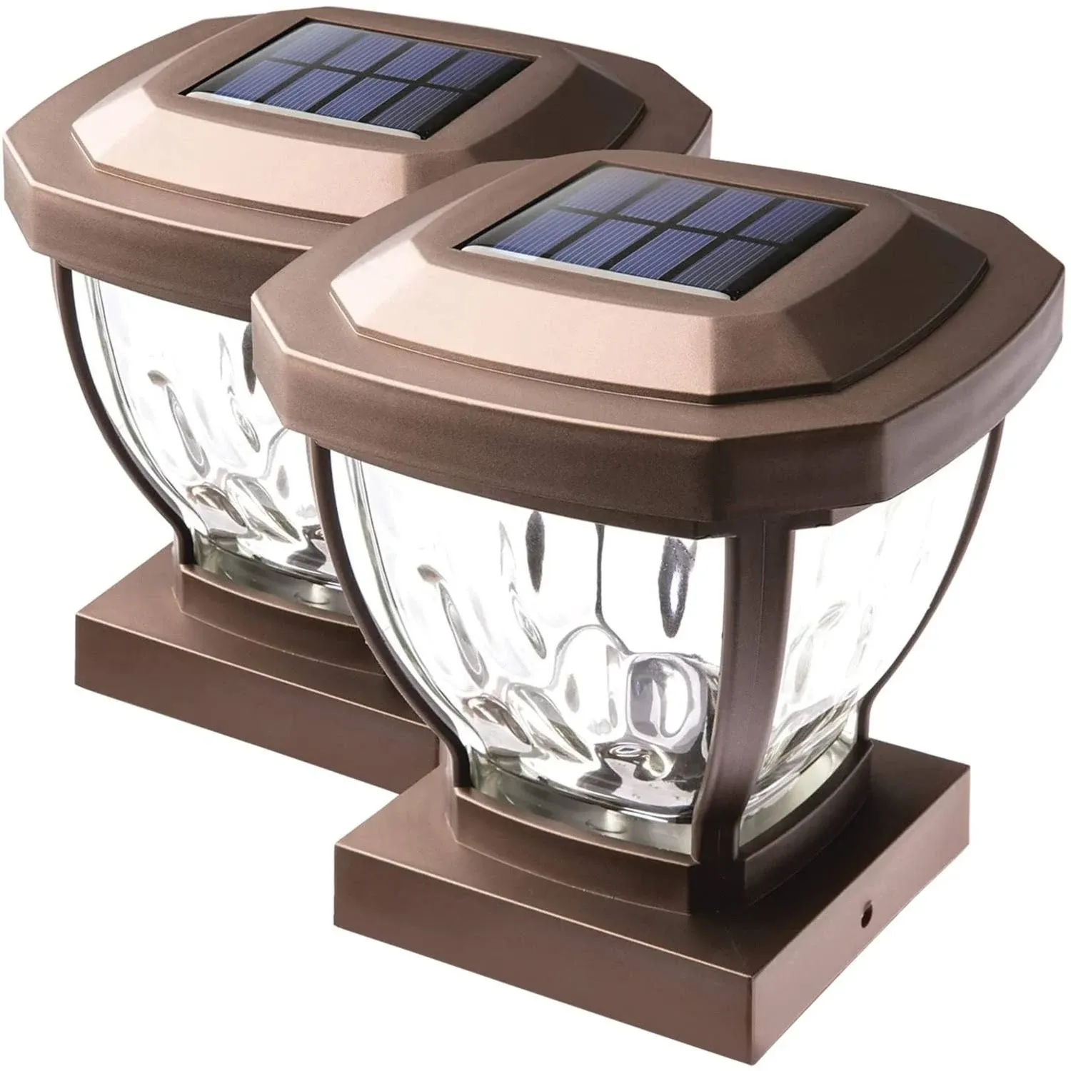 Home Zone Security 4 x4 in. Solar Post Cap Lights, 2-Pack: Your Choice