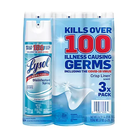 Lysol Crisp Linen Disinfectant Spray