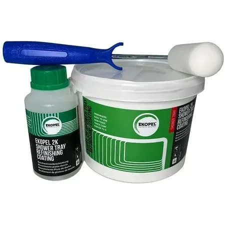 Ekopel Pour On Sink Refinishing Kit | Odorless Sink | DIY - Do It Yourself Refinishing Kit | Made in The USA | White/Sink Size Kit