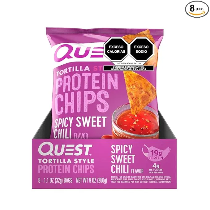 Quest Spicy Sweet Chili Tortilla Style Protein Chips