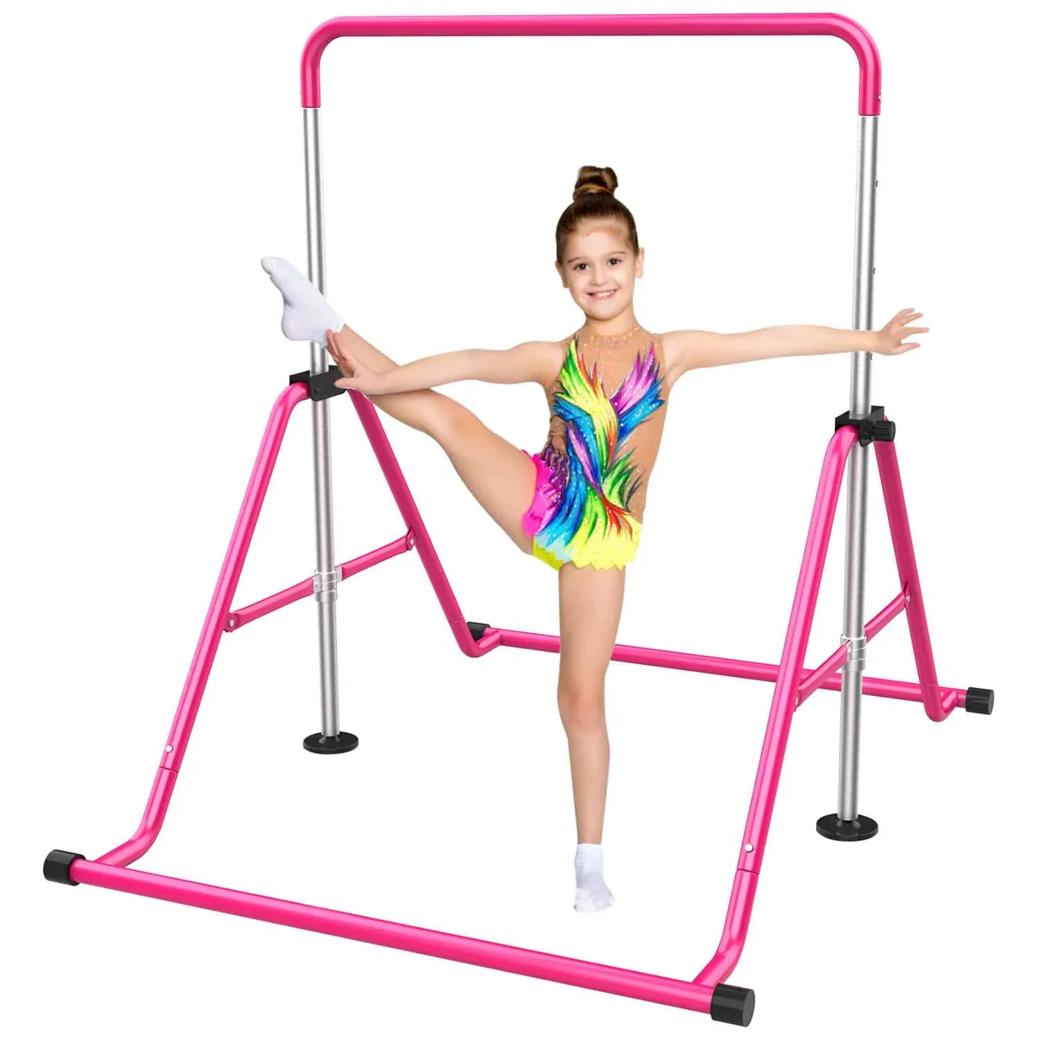 Tepemccu Expandable Gymnastics Bars,Adjustable Height Gymnastic Horizontal Bars ...