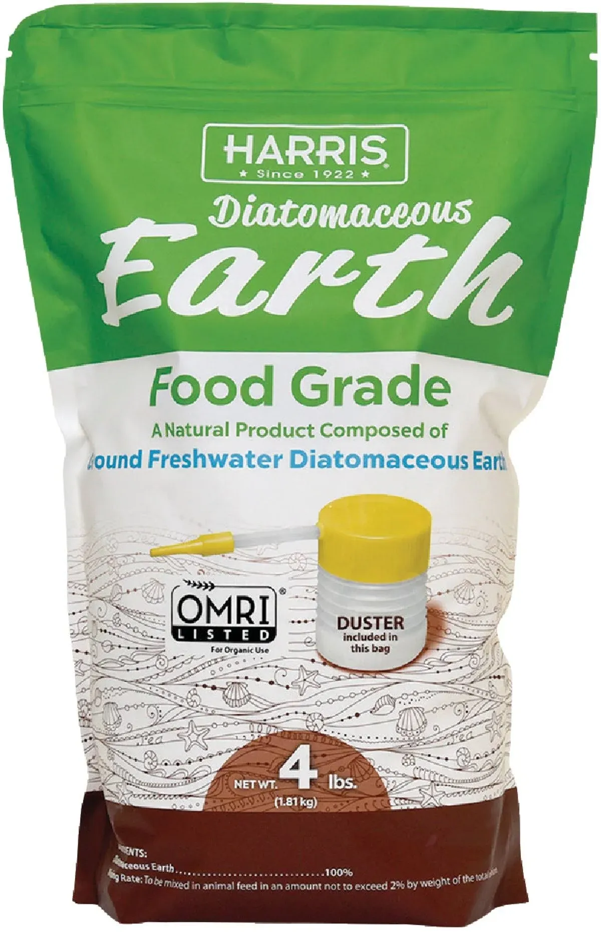 Harris Food Grade Diatomaceous Earth 4 lb