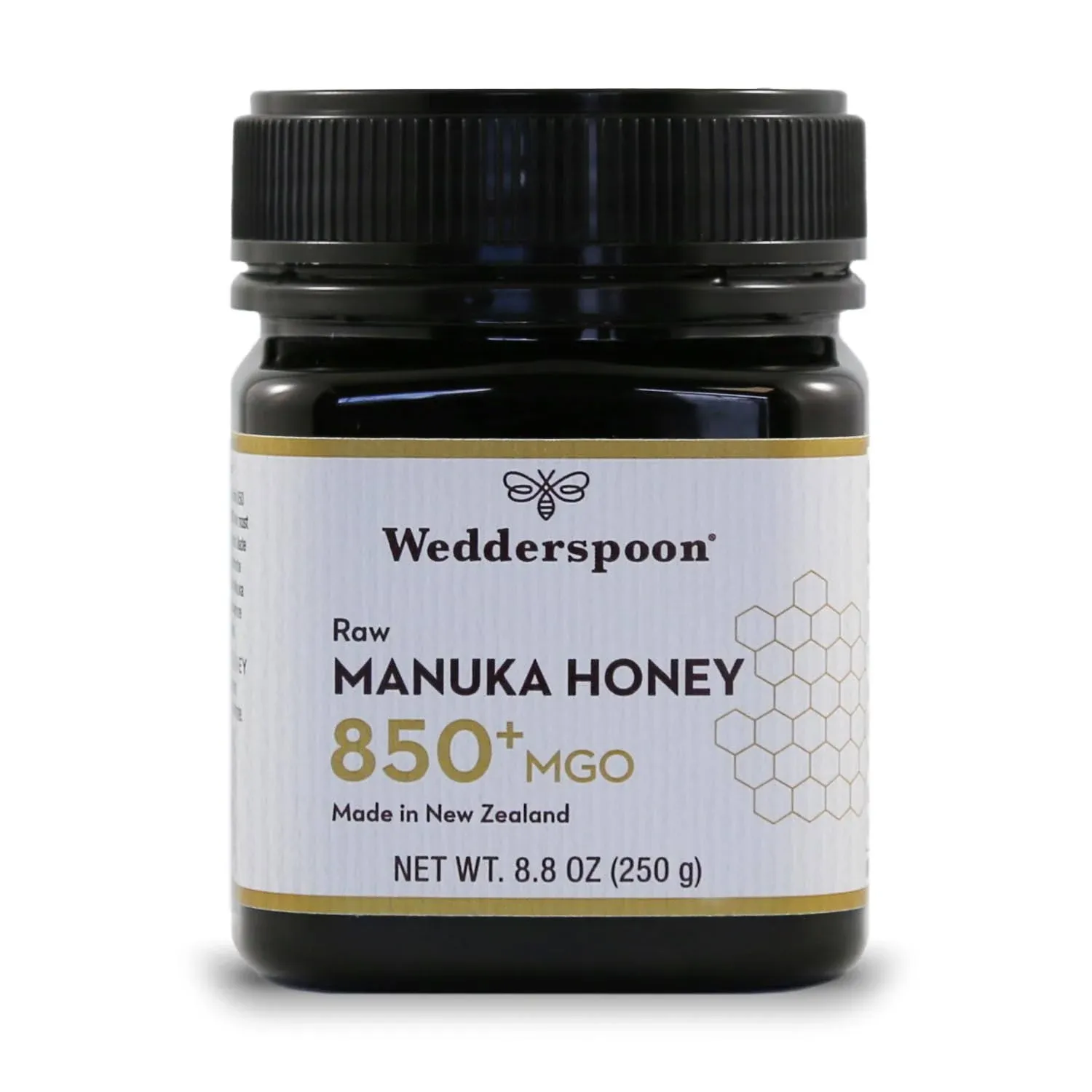 Wedderspoon Raw Premium Manuka Honey MGO 850 Unpasteurized New Zealand Honey