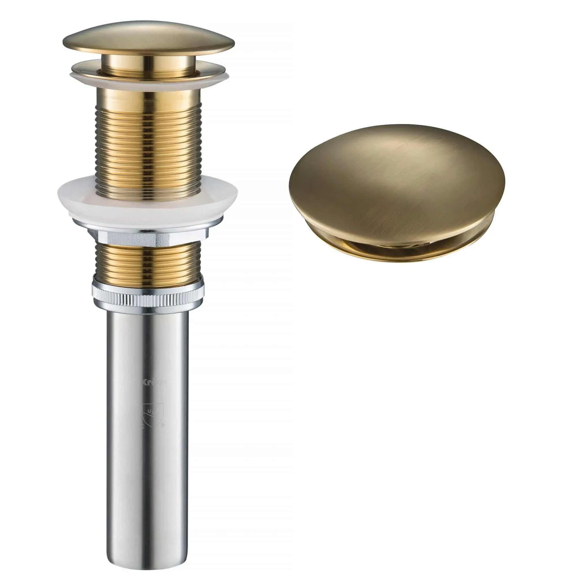 Kraus PU-10 8-5/8" Pop-Up Drain Assembly - Brushed Gold