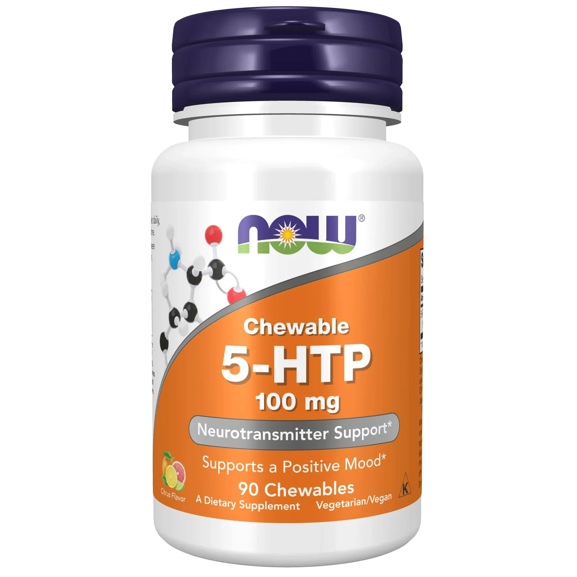 Now 5-HTP 100 mg Chewable