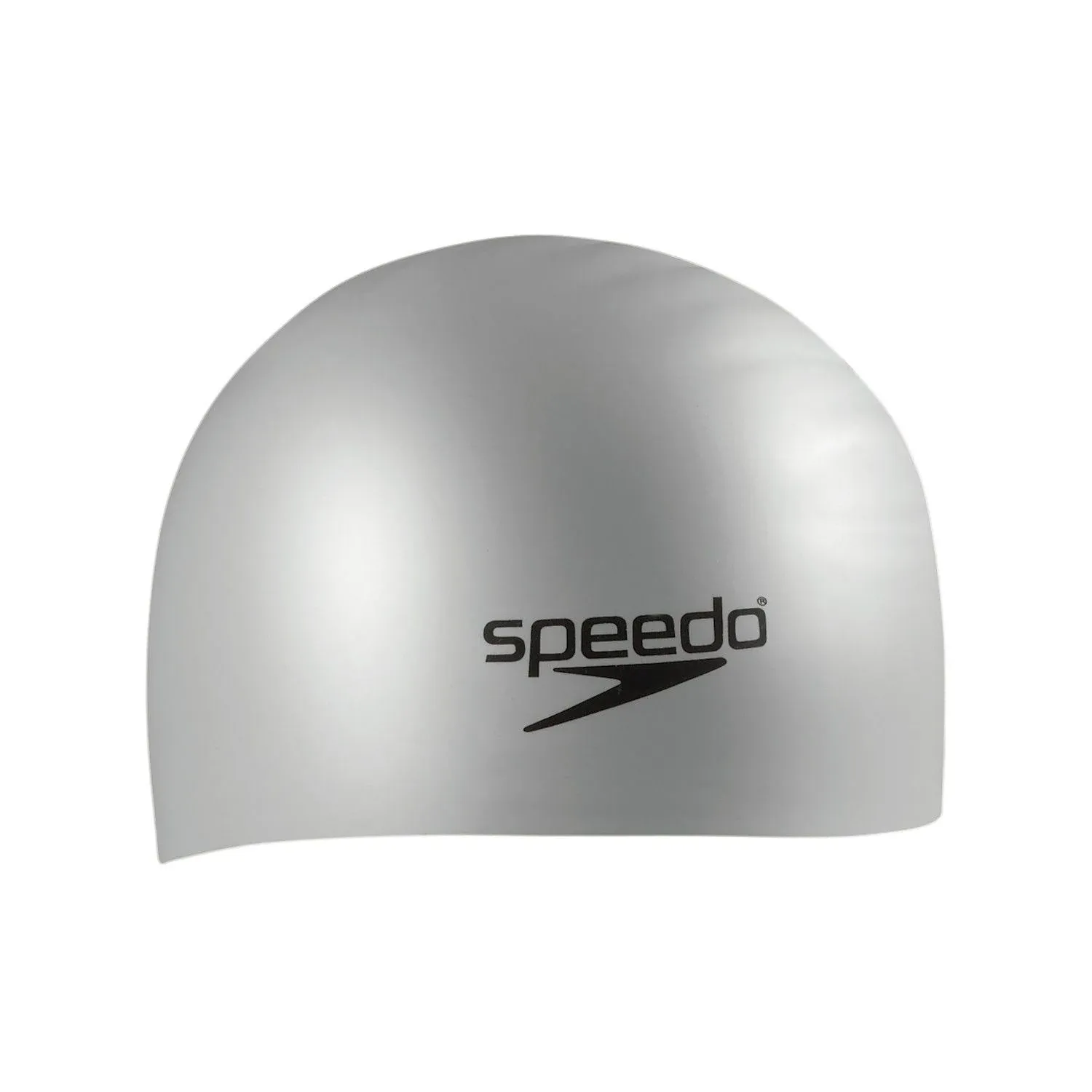 Speedo Long Hair Silicone Swim Cap Silver