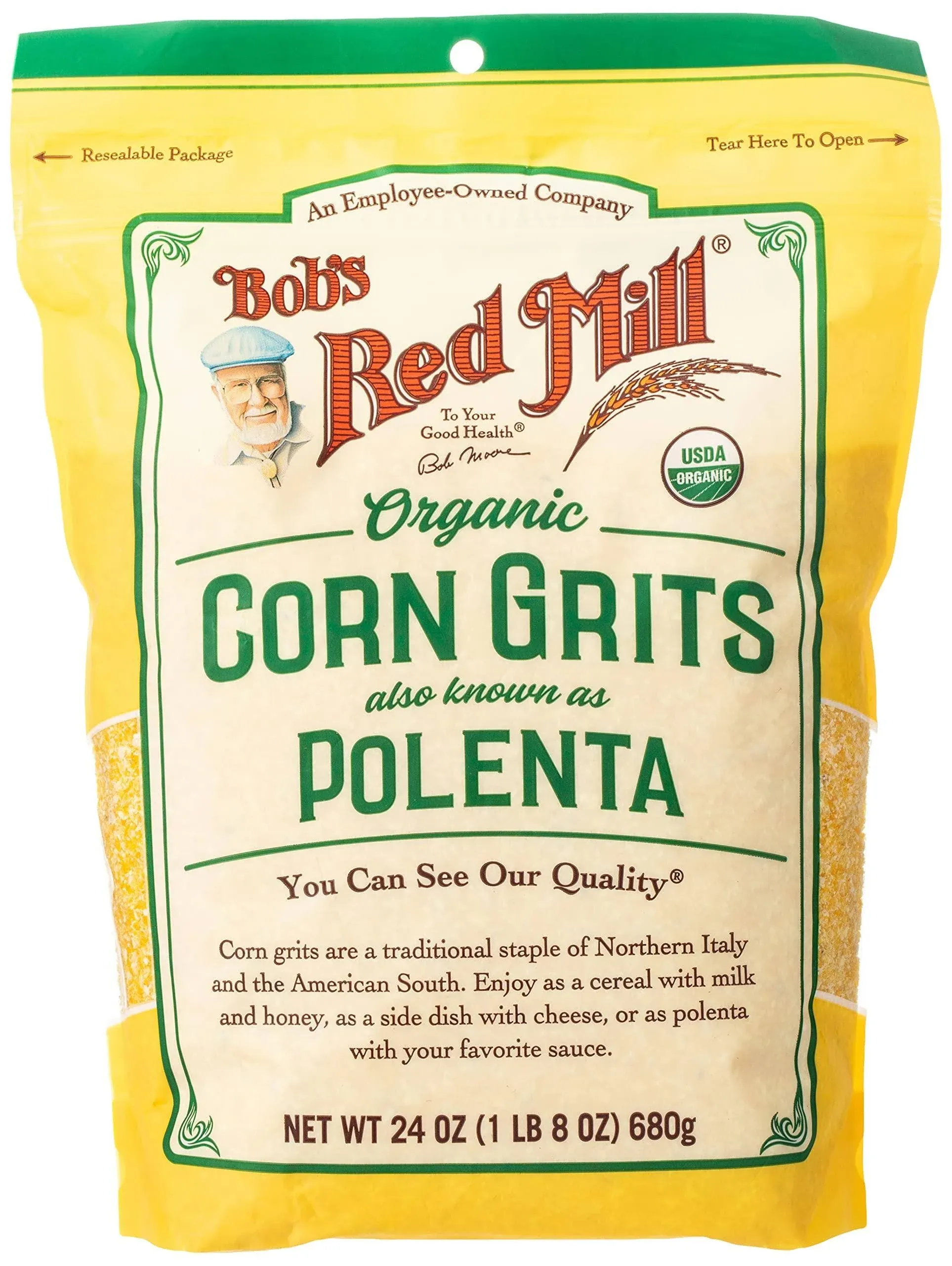 Bob's Red Mill - Organic Polenta Corn Grits, 24 oz.