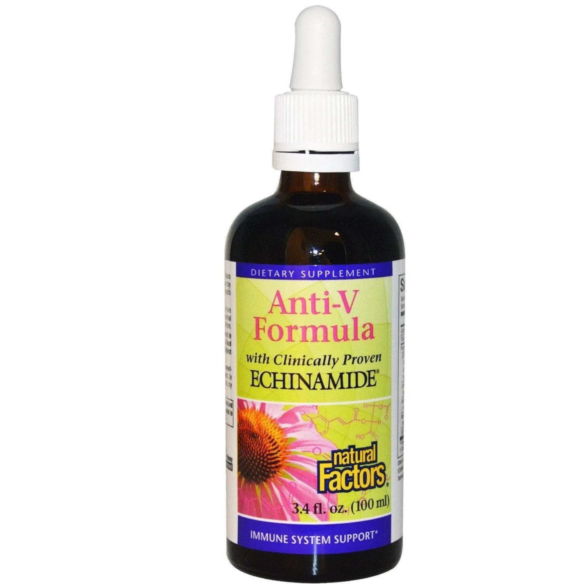 Natural Factors Anti-V Formula with Echinamide - 3.4 fl oz