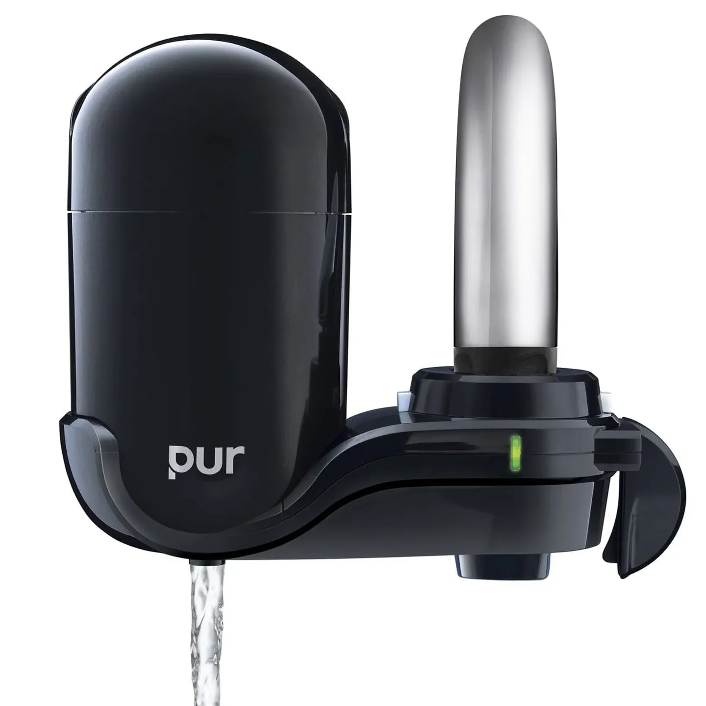 PUR Faucet Mount Water Filtration System, Vertical, Black, FM-2000B