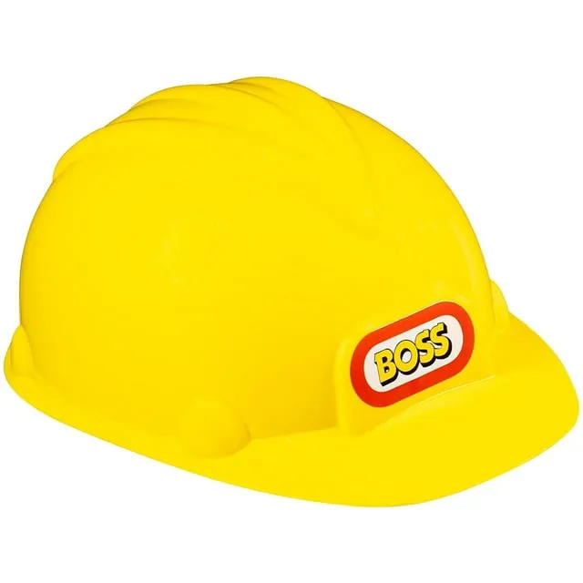 Dress Up America Casco de construcción amarillo para niños pequeños