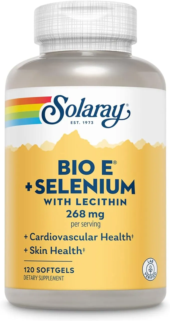 Solaray, E Bio w/Selenium 400 iu, 120 Softgels - 076280041699