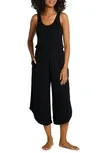 Shop La Blanca Draped Wide Leg Jumpsuit Cover Up In Black