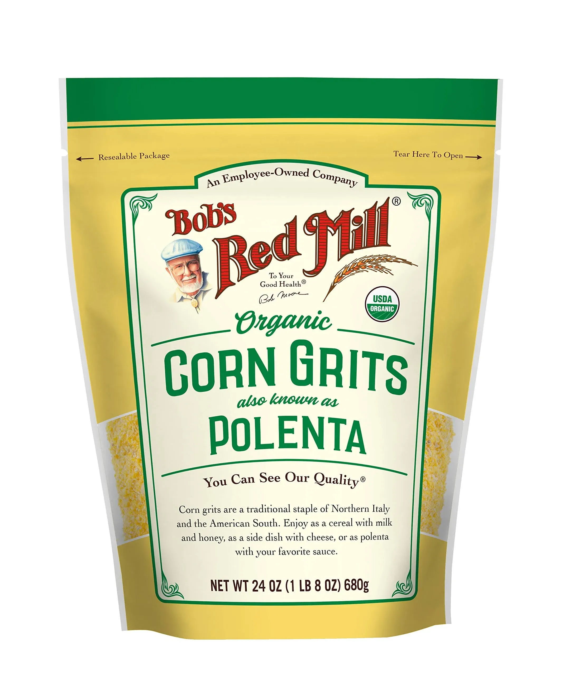 Bob's Red Mill - Organic Polenta Corn Grits, 24 oz.