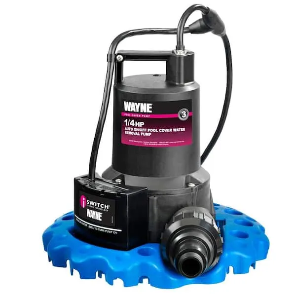 Wayne 1/4 HP Auto On/Off Pool Cover Water Removal Pump WAPC250