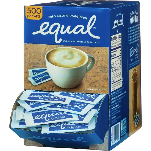 Equal Sweetener, Zero Calorie - 500 packets, 17.6 oz