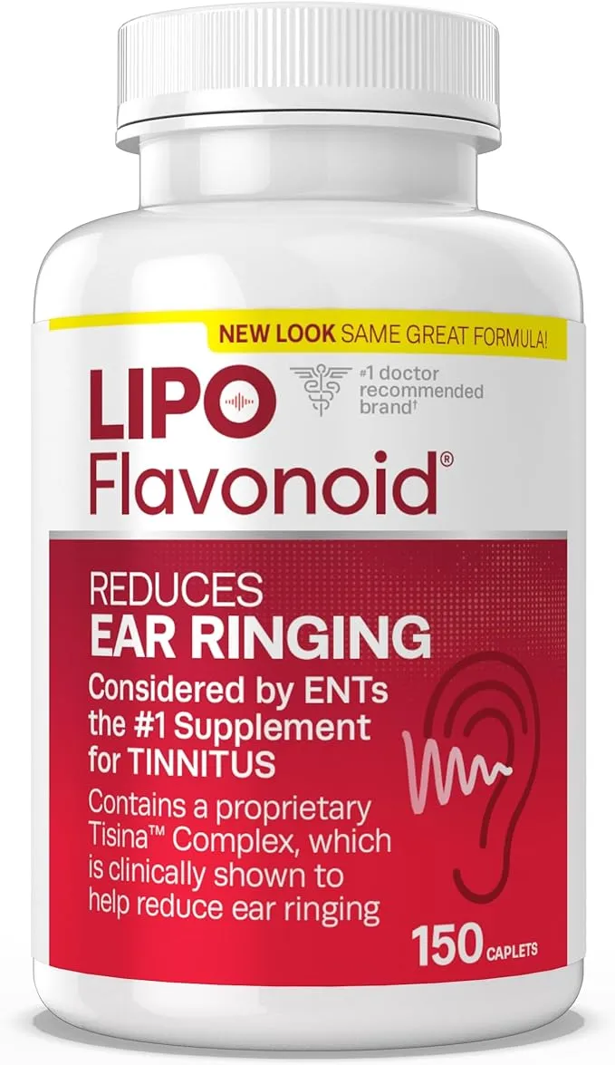 Lipo Flavonoid Plus Inner Ear Health Caplets, 90 Count