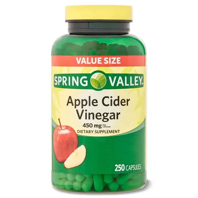 Apple Cider Vinegar Capsules, 450mg, 100 Count