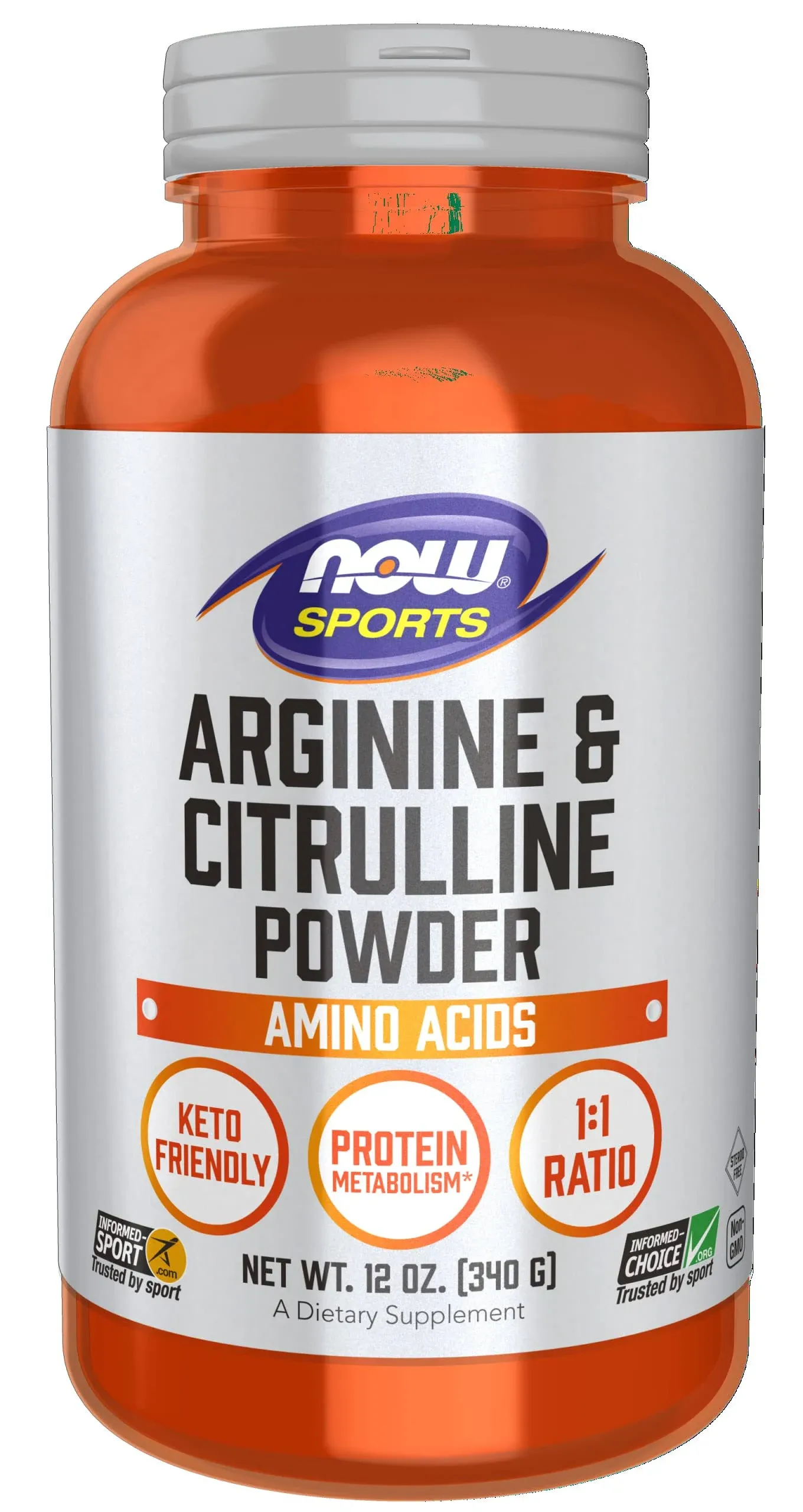 Now Foods Arginine & Citrulline, 250 mg, Veg Capsules - 120 count