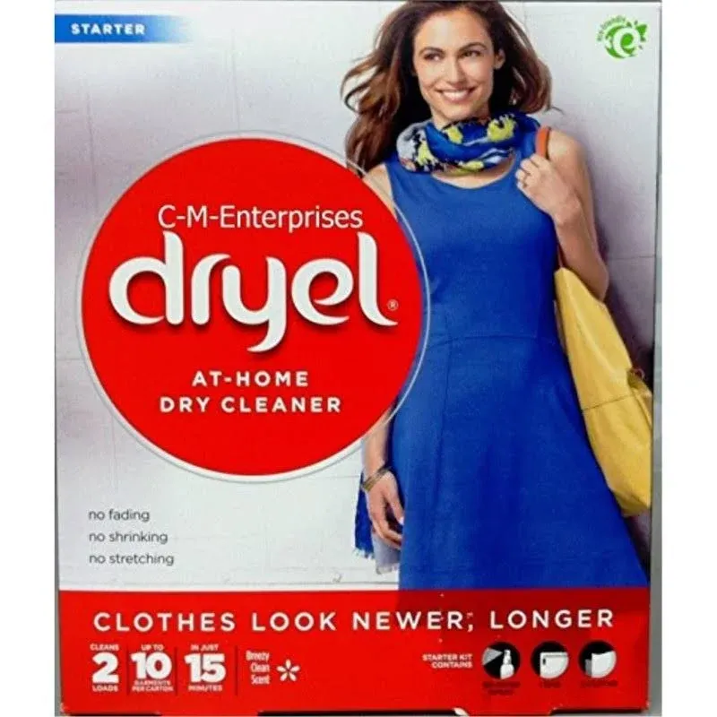 Dryel at Home Dry Cleaner Starter Kit  (Sligtly Damaged Box)