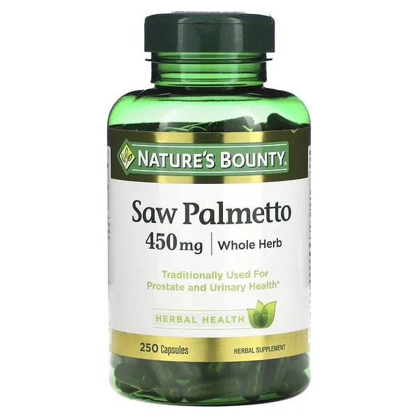 Nature's Bounty Saw Palmetto 450 mg - 250 Capsules