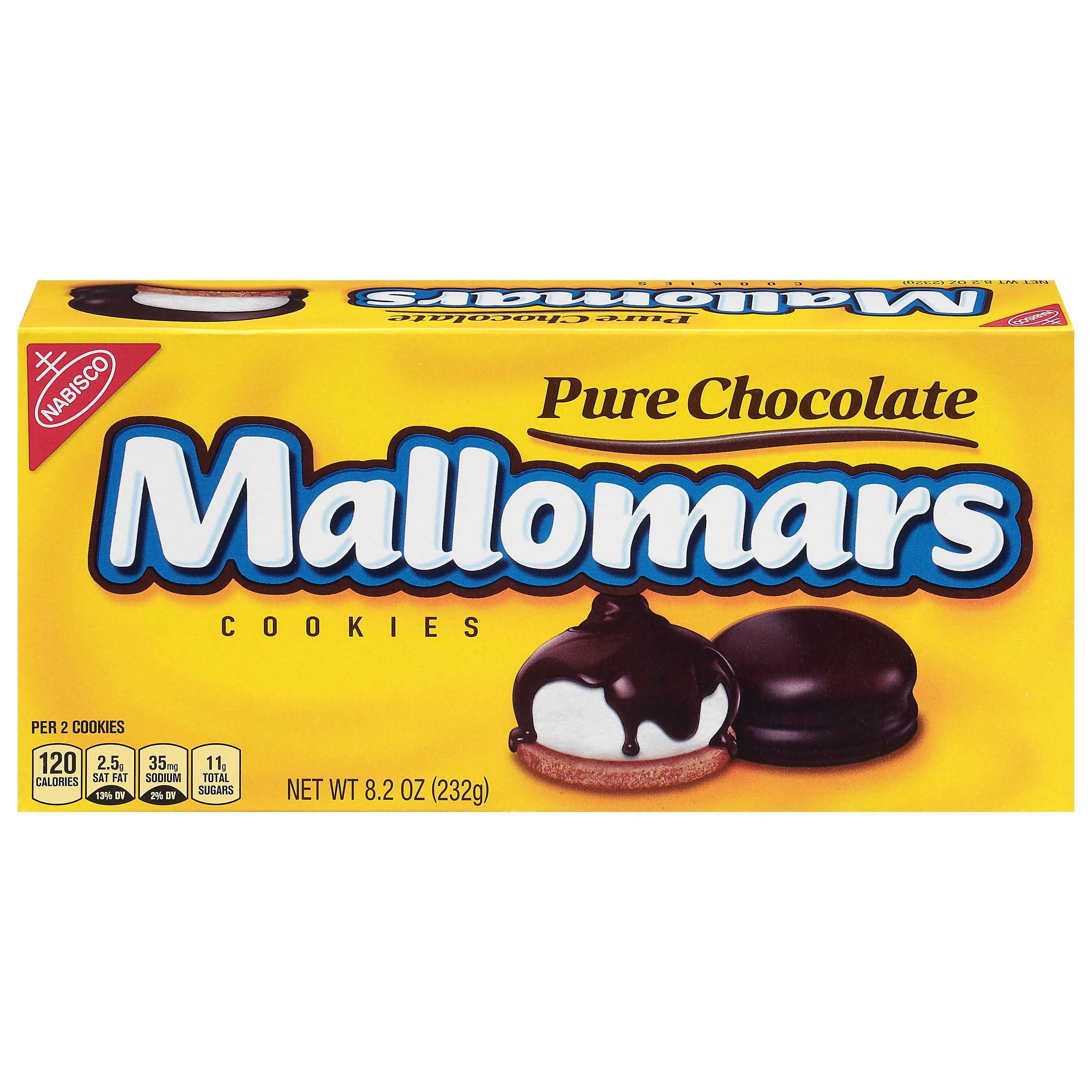 Mallomars Cookies Pure Chocolate - 8.2 oz