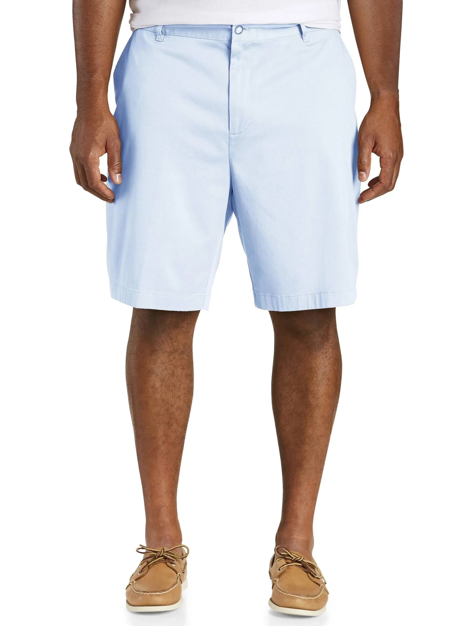 Nautica Men's Cotton Twill Flat Front Chino Short