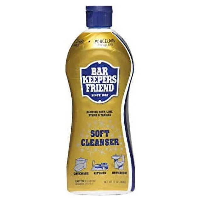 Bar Keepers Friend Fórmula premezclada de limpiador suave