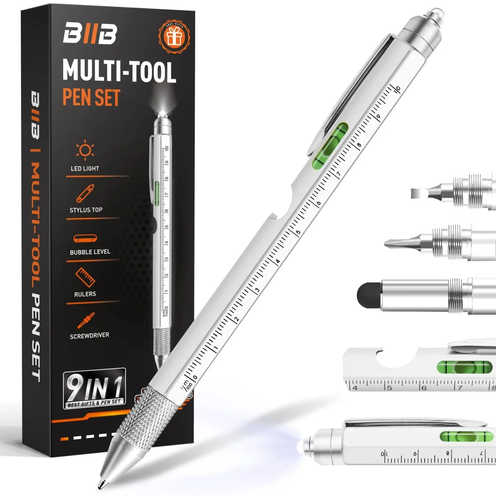 Dad Gifts for Men 9 in 1 Multitool Pen Father Day Gift from Daughter Son