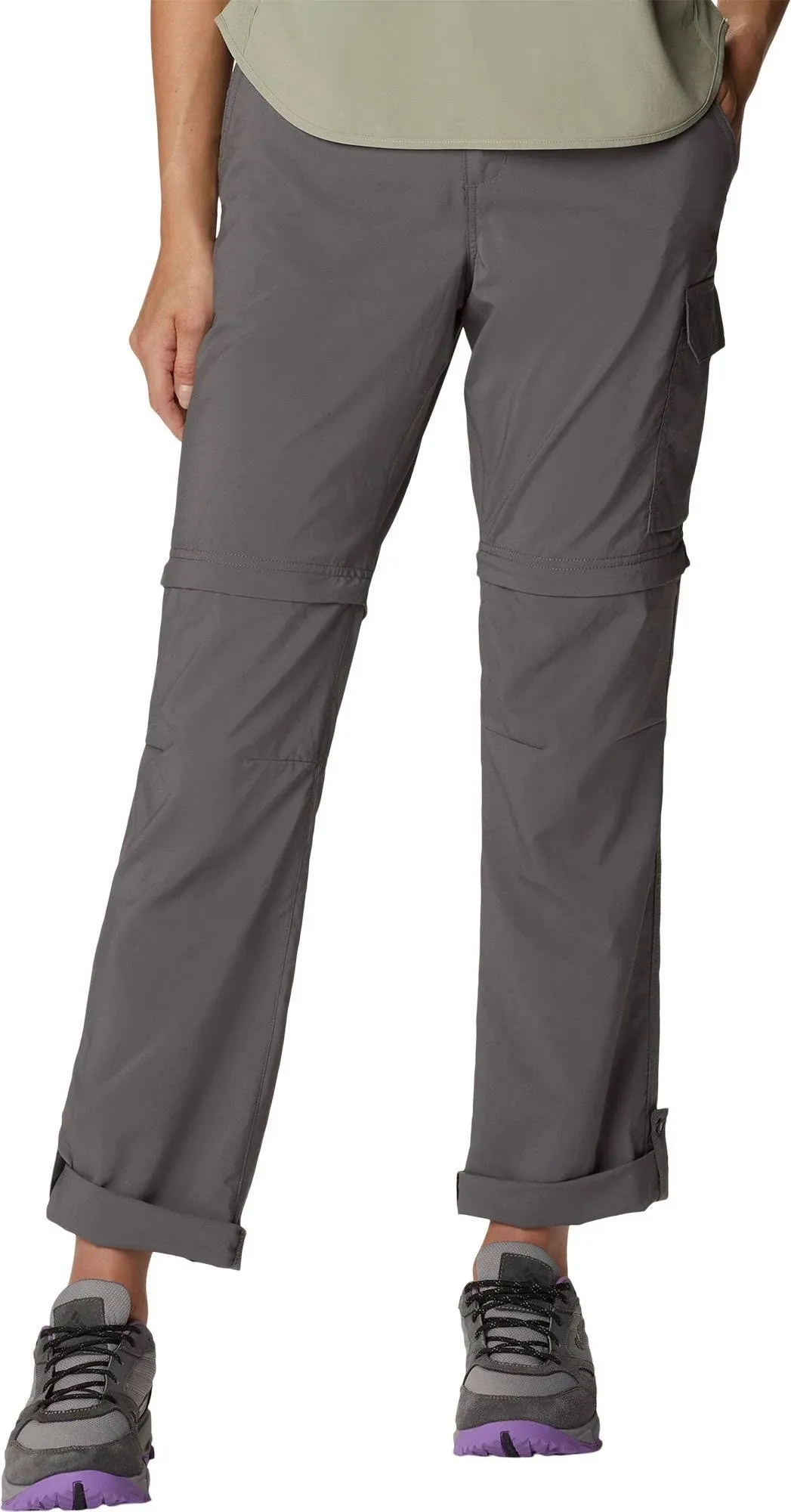 Columbia Women's Silver Ridge Utility Convertible Pants Ancient Fossil / 12