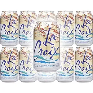 La Croix Coconut Naturally Essenced Flavored Sparkling Water, 12 oz Can (Pack of 10, Total of 120 oz)