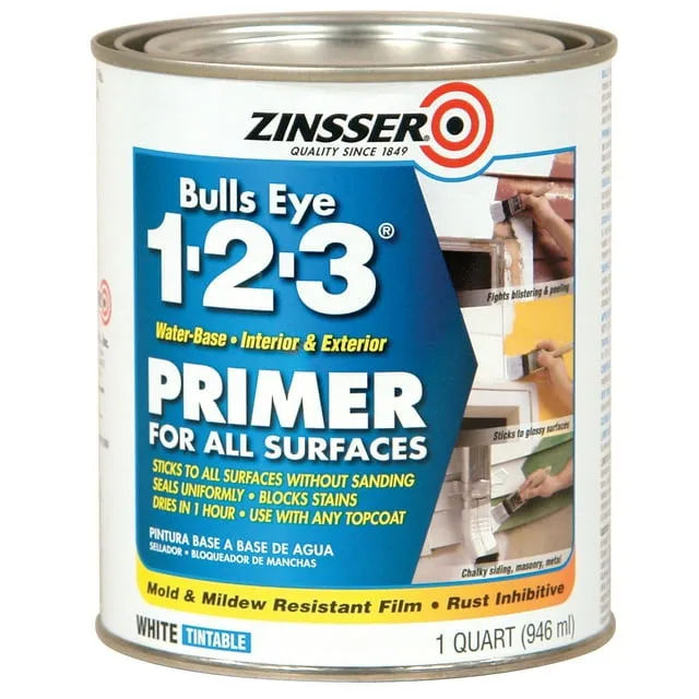 Zinsser Bulls Eye 1-2-3 Primer - 1 qt