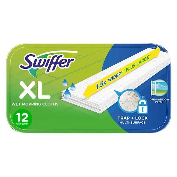 Swiffer Sweeper Wet Cloth Mop Refill XL